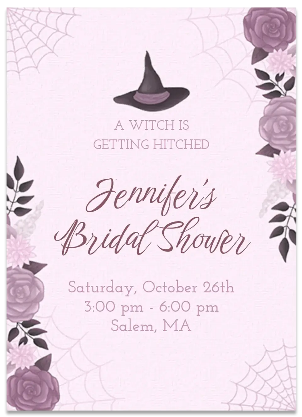 Witchy Floral card