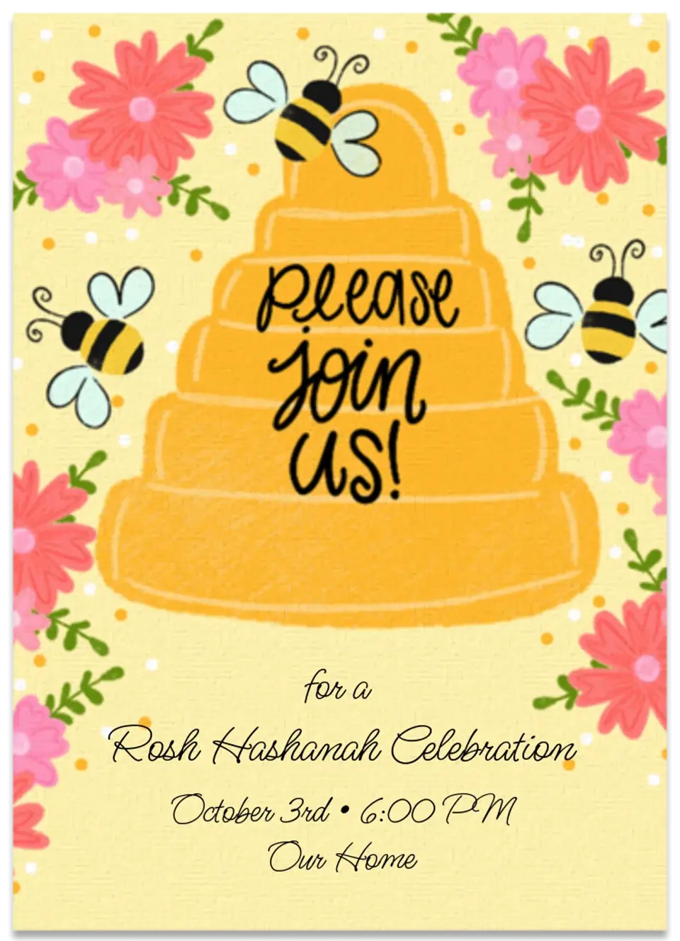 Honey Bee Border card