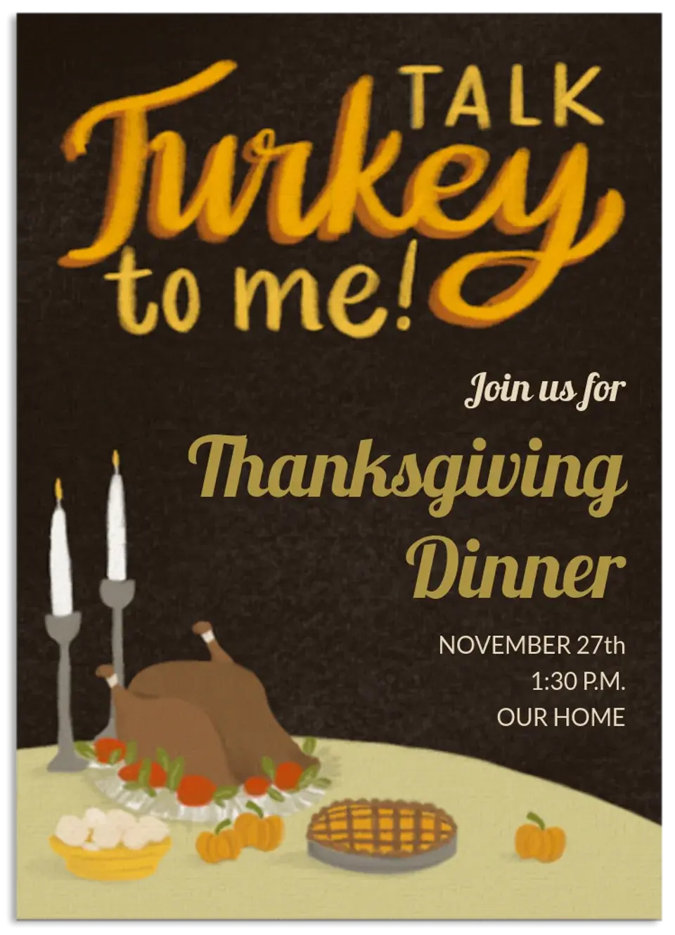 Talk Turkey card
