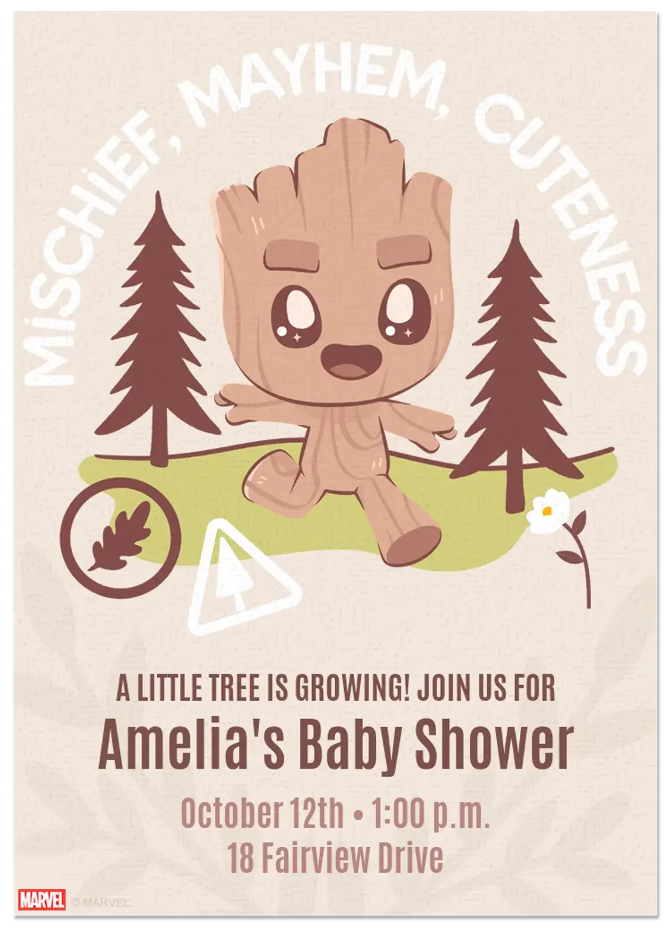 Groot | Baby Shower card image