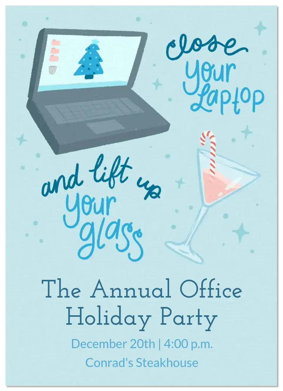 Office Party Cheers card