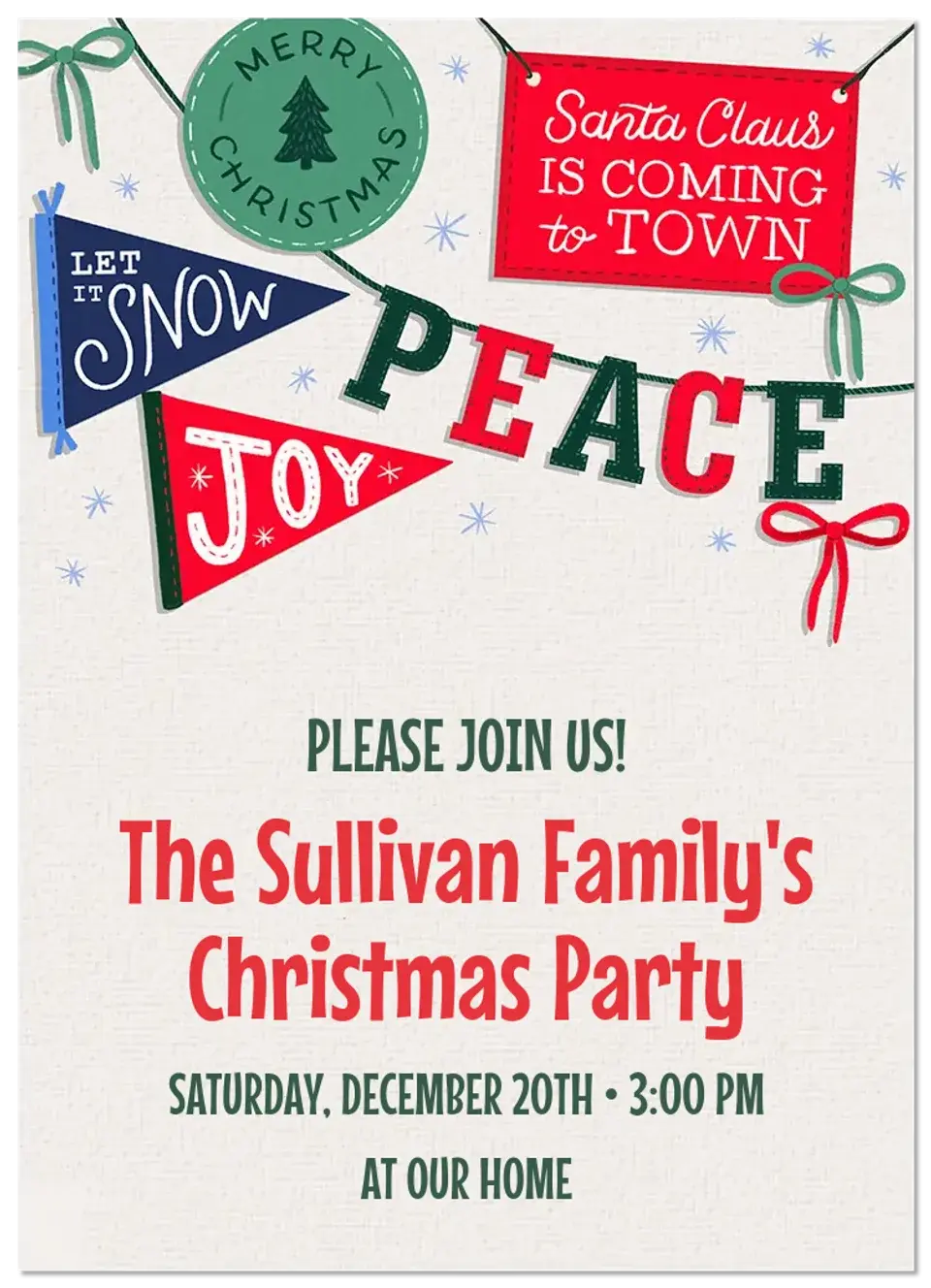 Team Santa card