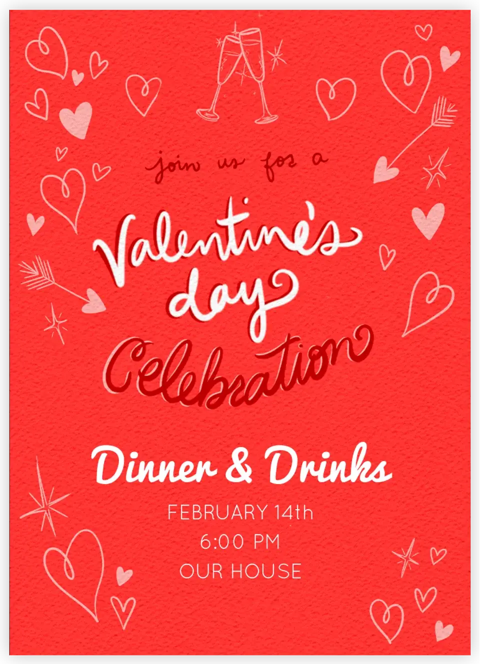 Hand Drawn Valentine's card image