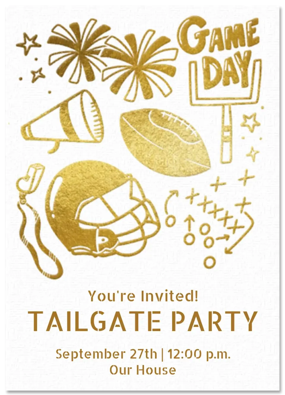 Golden Game Day card image
