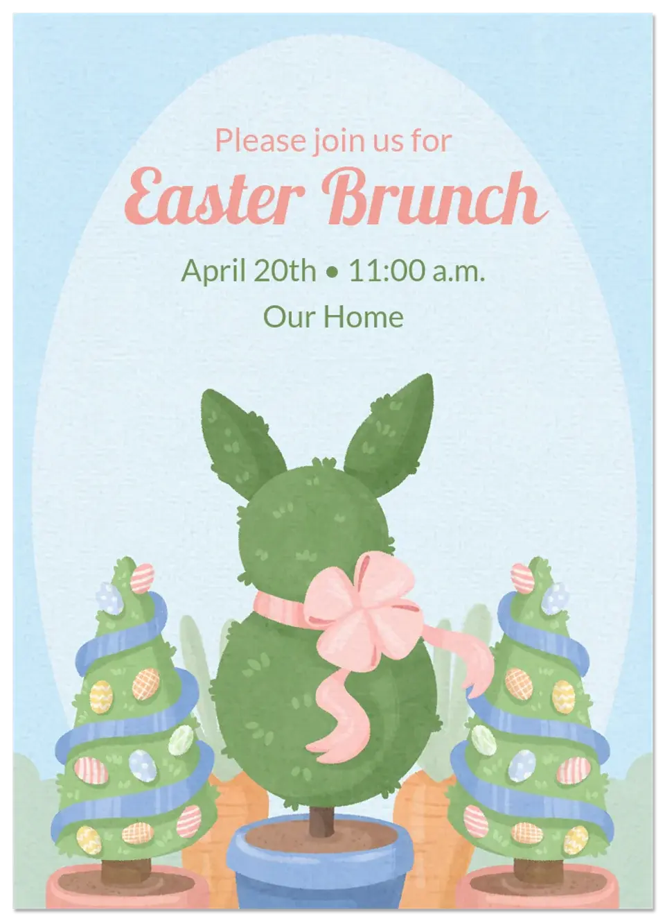 Easter Garden card
