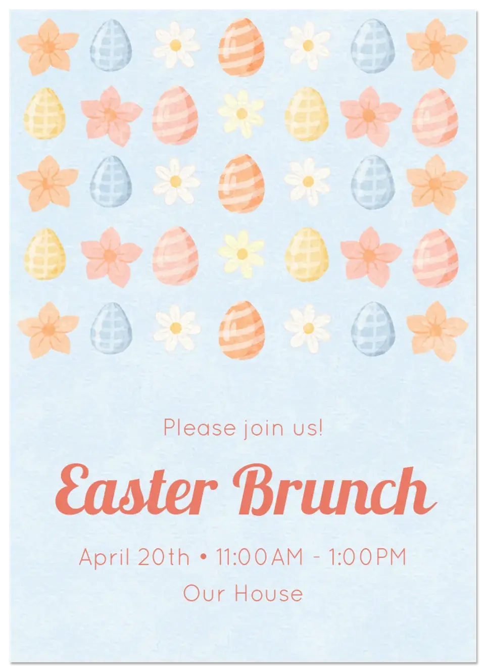 Egg Pattern card