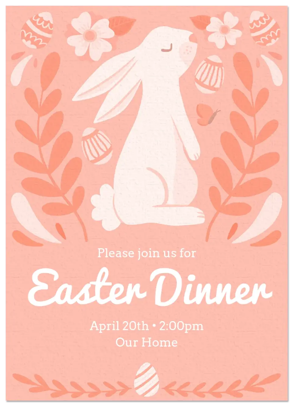 Folksy Easter card