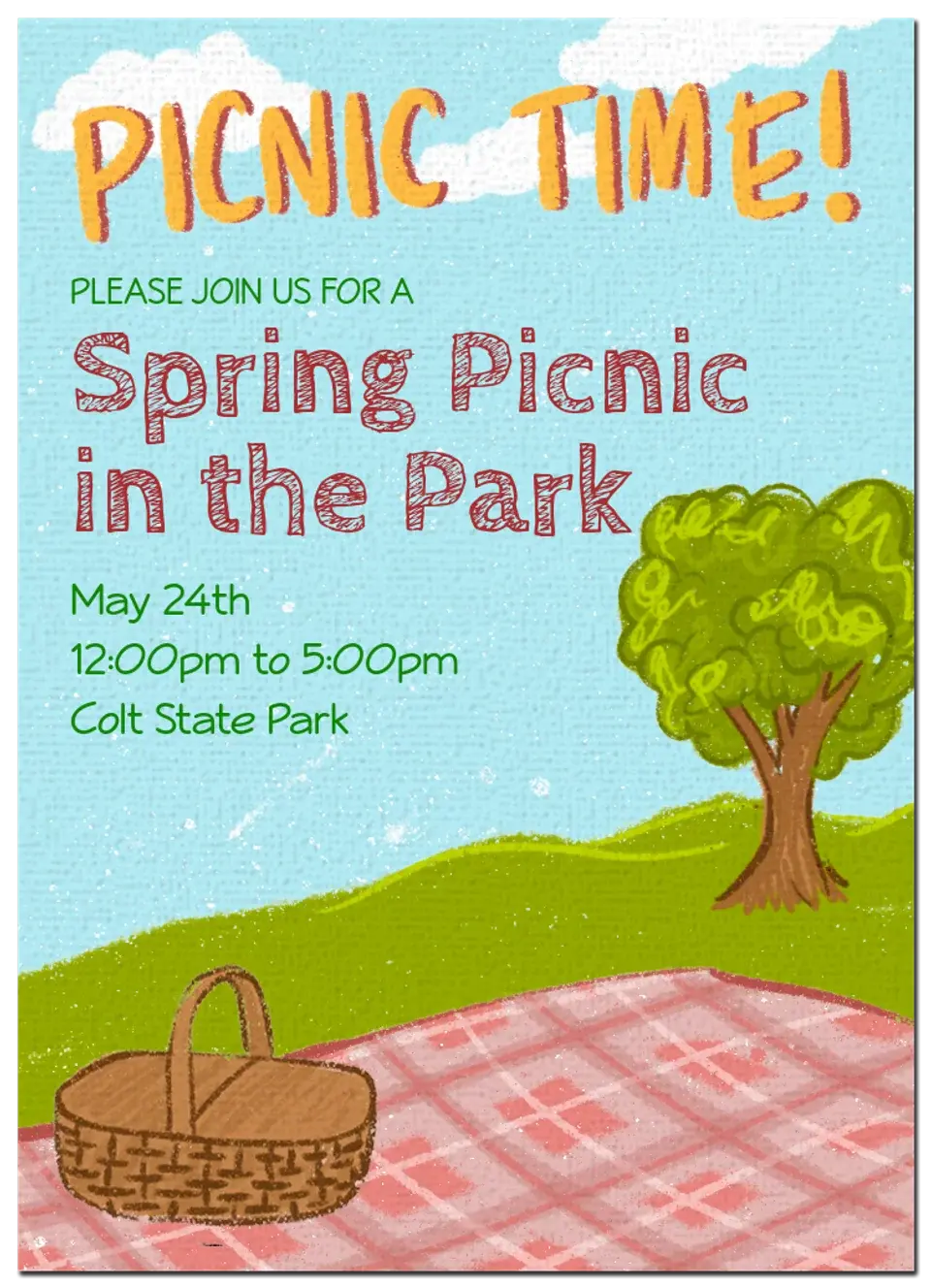 Picnic in the Park card