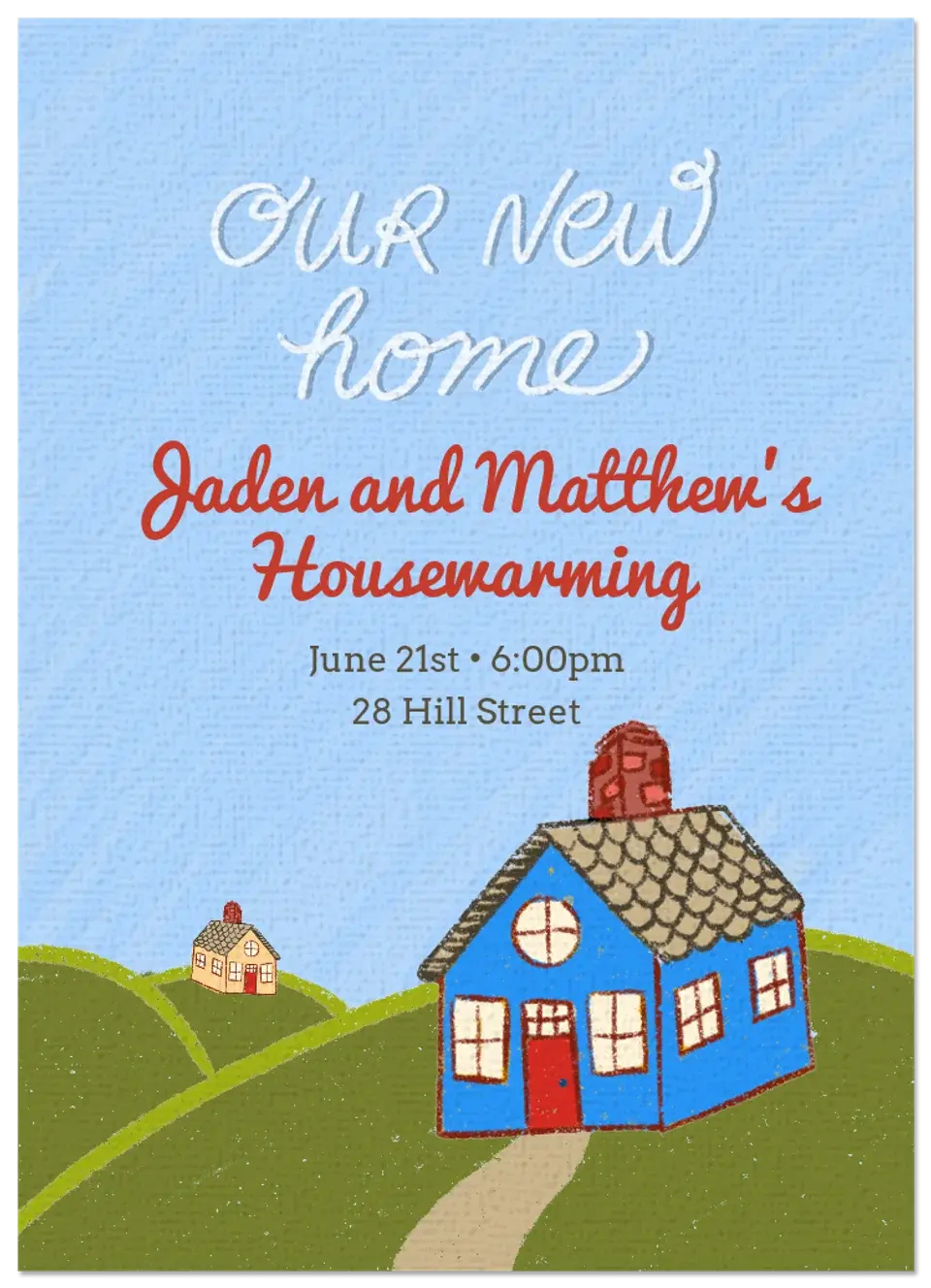 Our New Home card image
