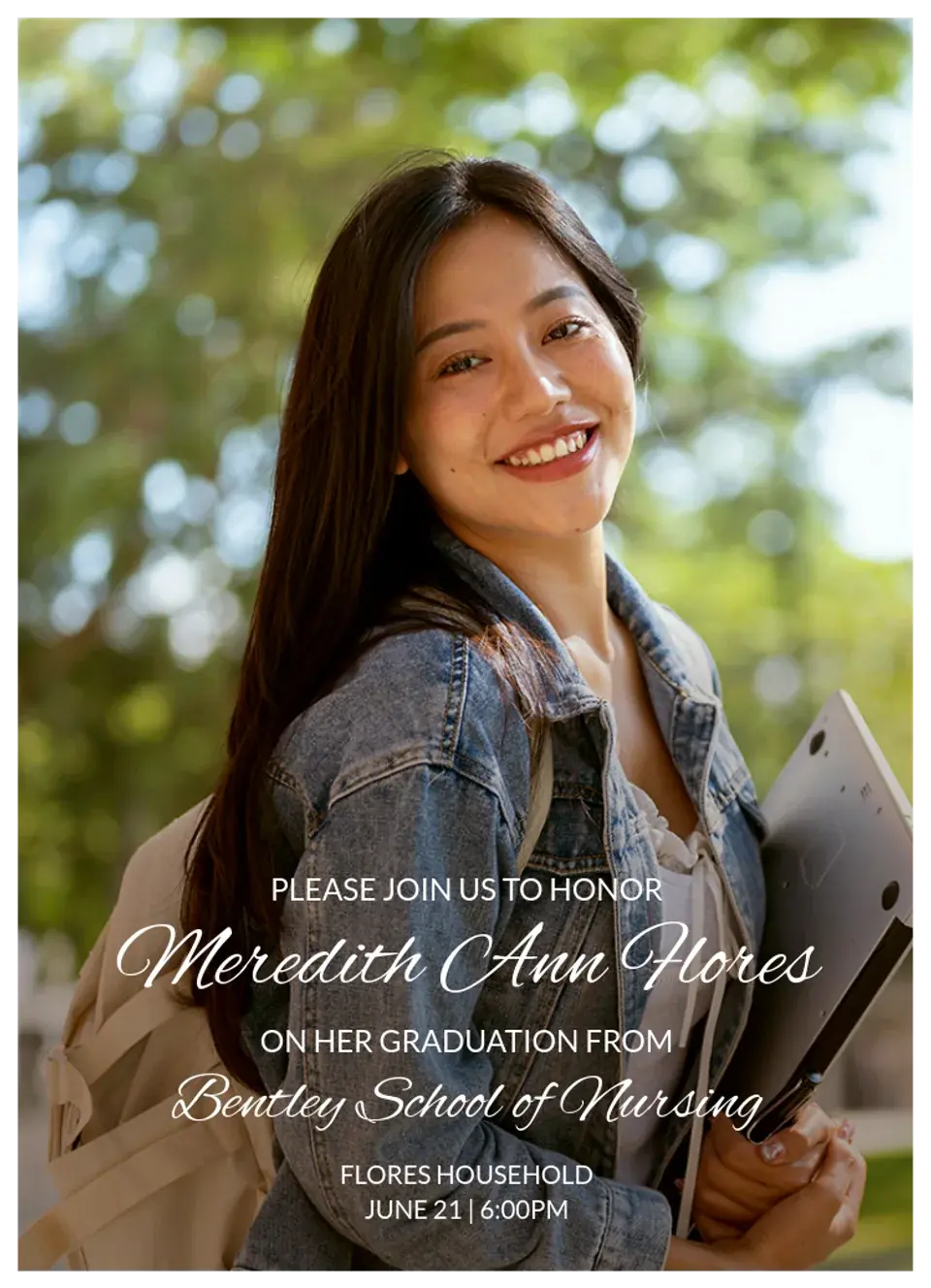 Graduation Full Photo card image