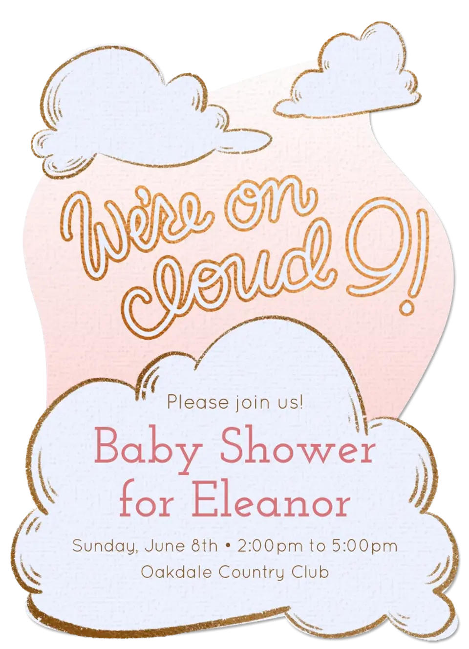 On Cloud Nine card
