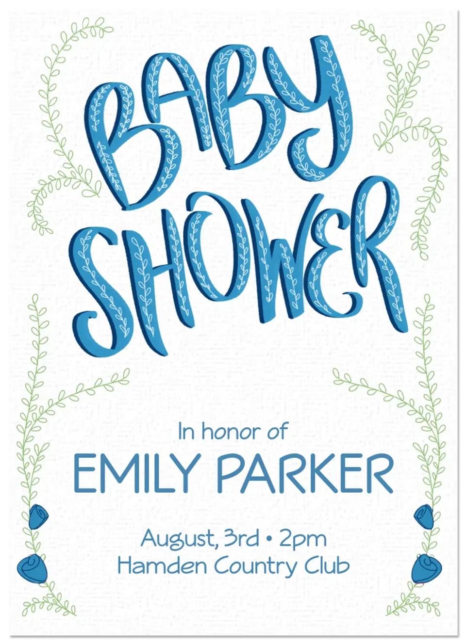 Baby Type card