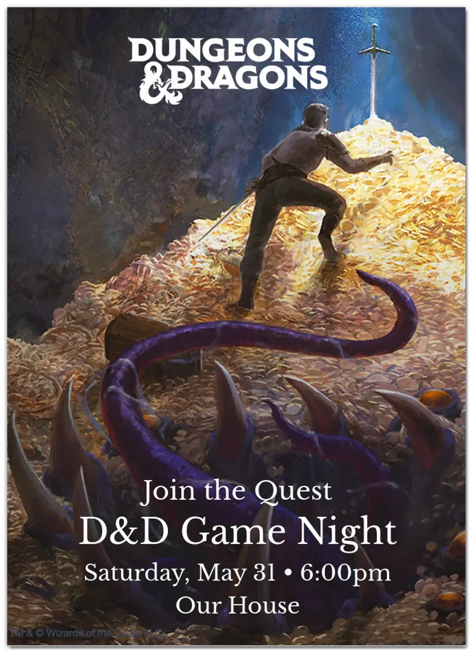 D & D | Map card
