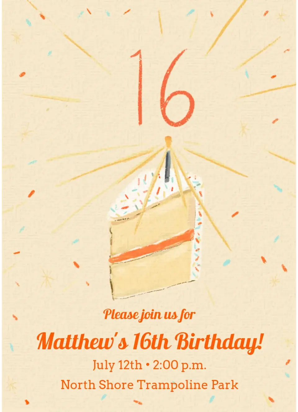 Milestone Candle 16 card