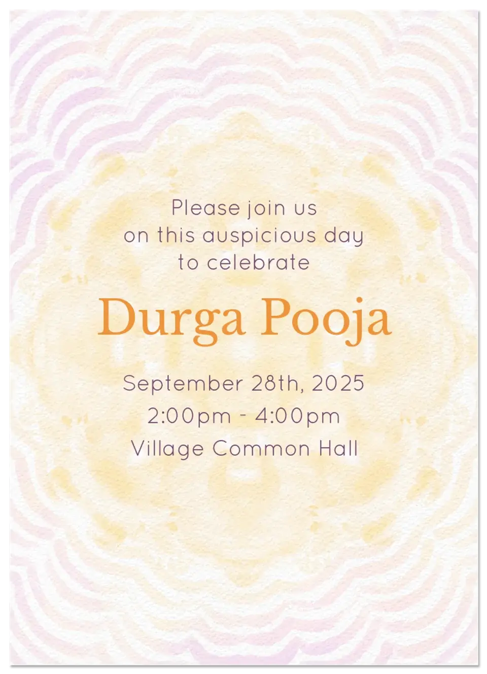 Mandala Pooja card image