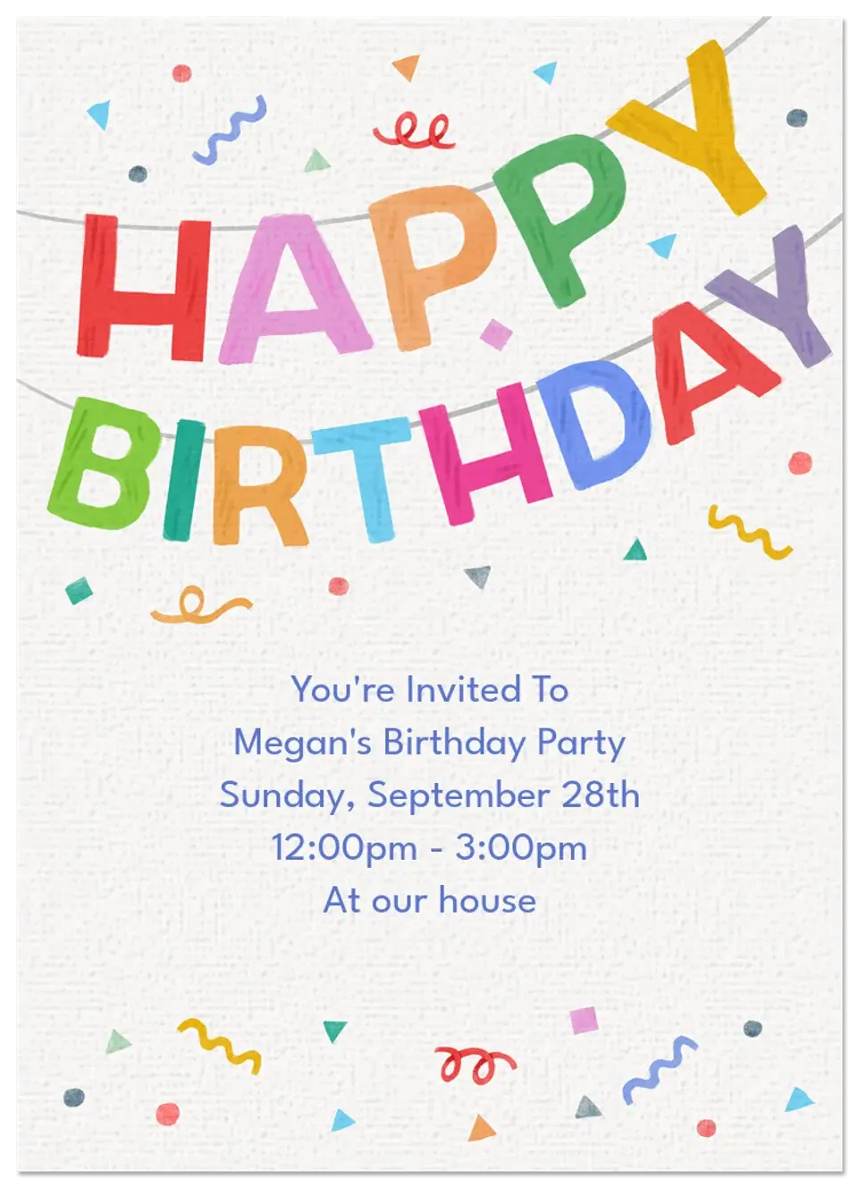 Birthday Banner card image