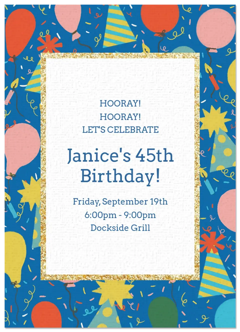 Party Hat card