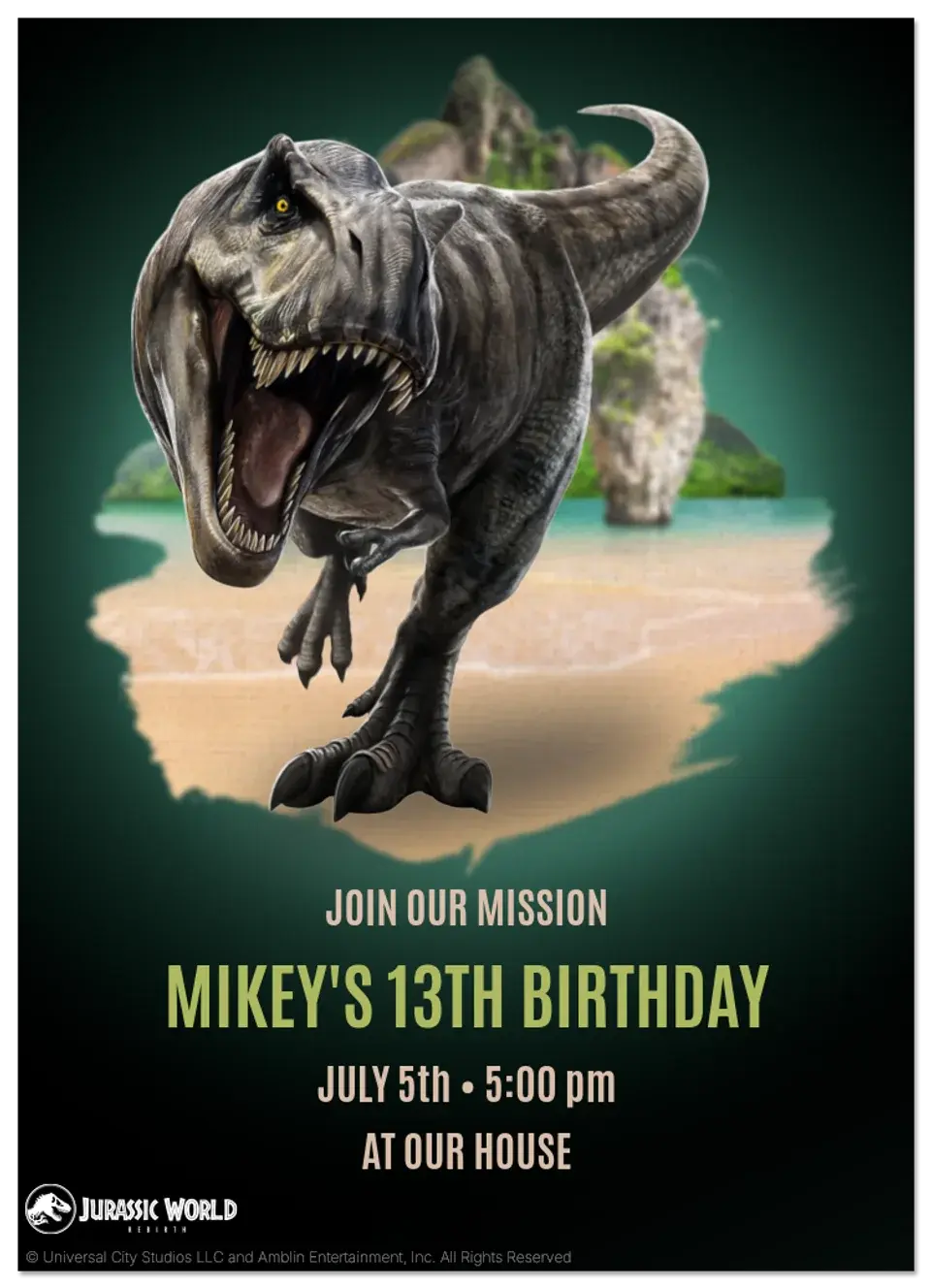Jurassic | Rebirth card
