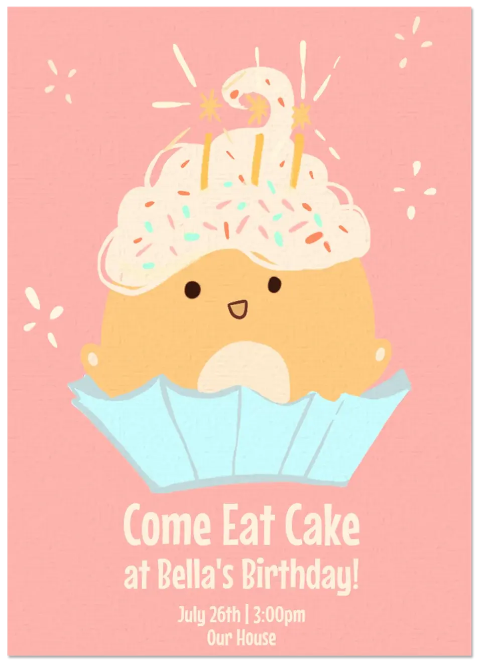 Cute Cake card