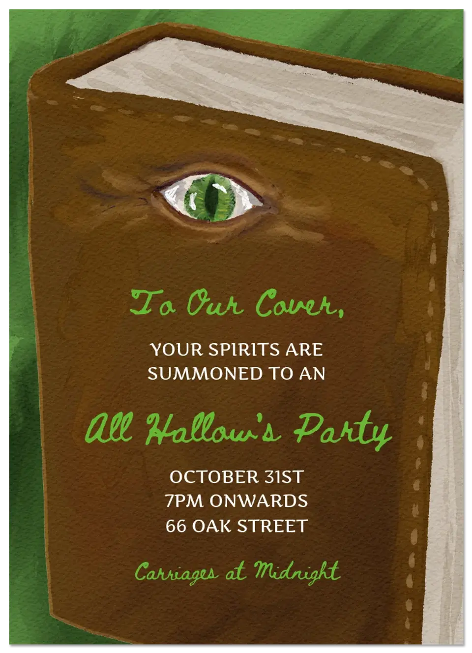 Spooky Books card image