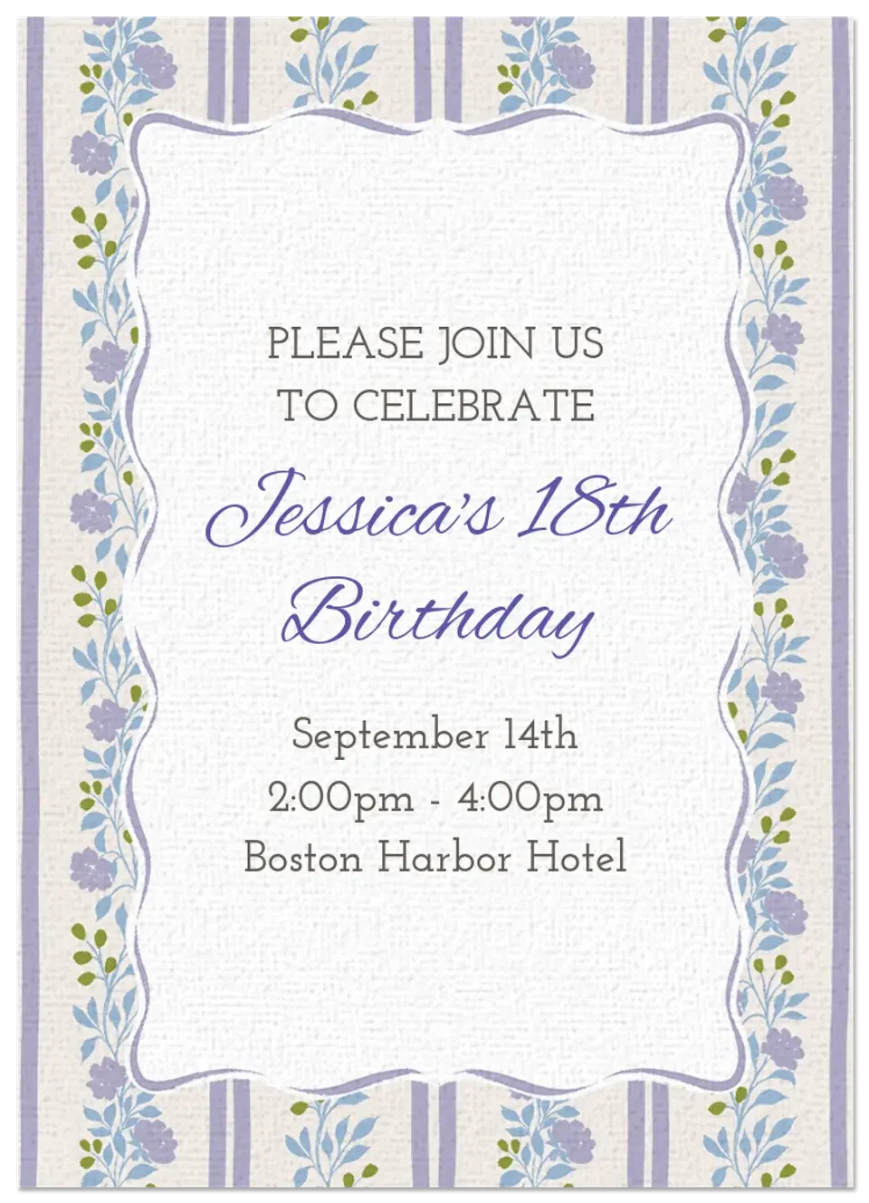 Vintage Birthday card image