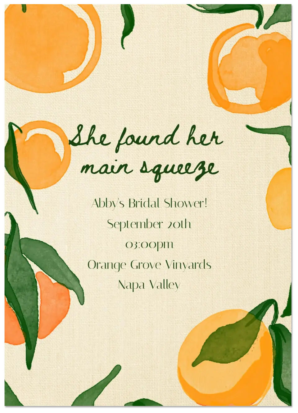 Citrus Shower card image