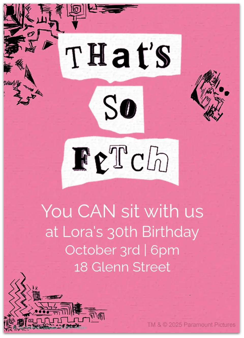Mean Girls | That's So Fetch card image
