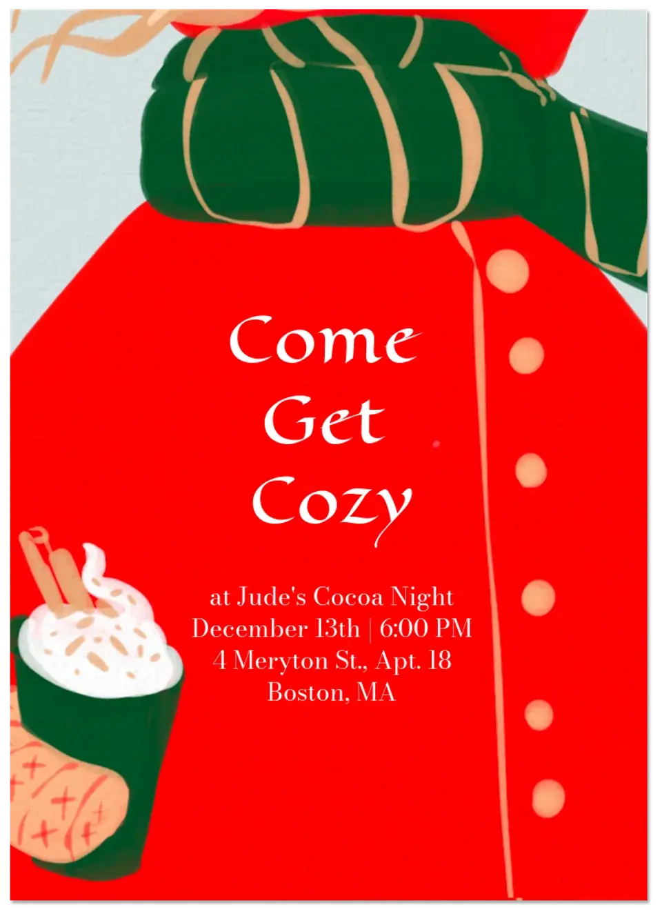 Cozy Cocoa card