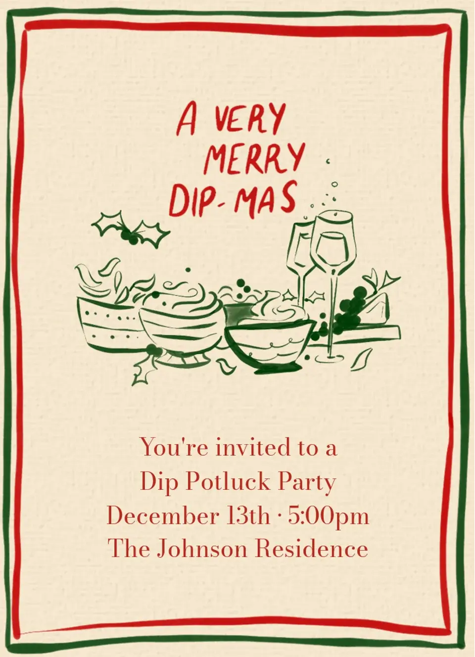 Dipmas Party card