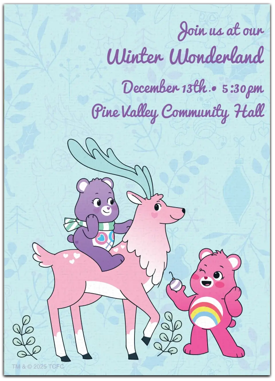 Care Bears | Winter Fun card