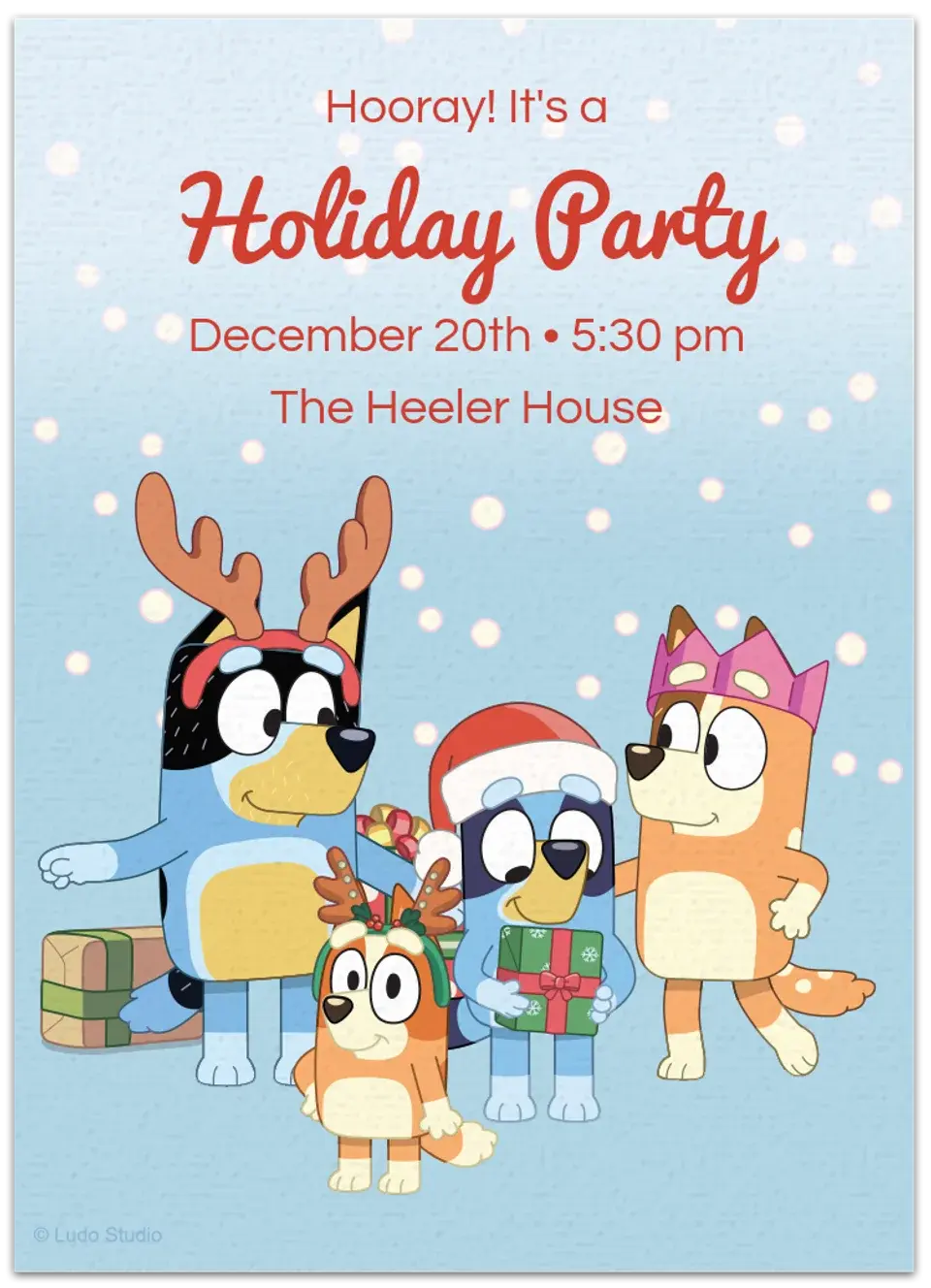 Bluey | Holiday card image