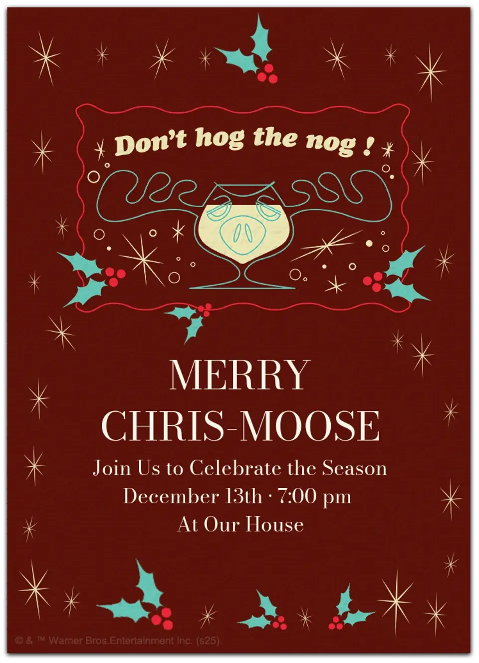 National Lampoon | Hog the Nog card