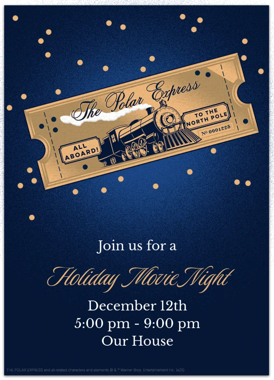 Polar Express | Ticket card