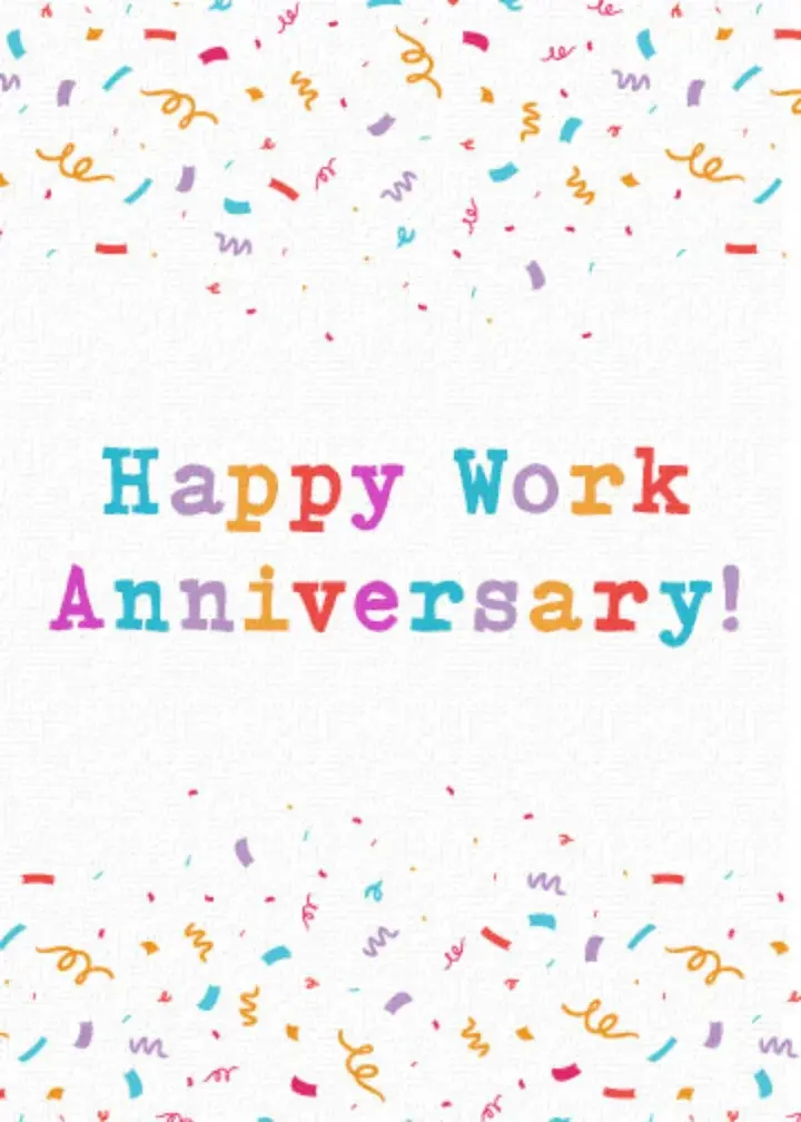 Work Celebration card image