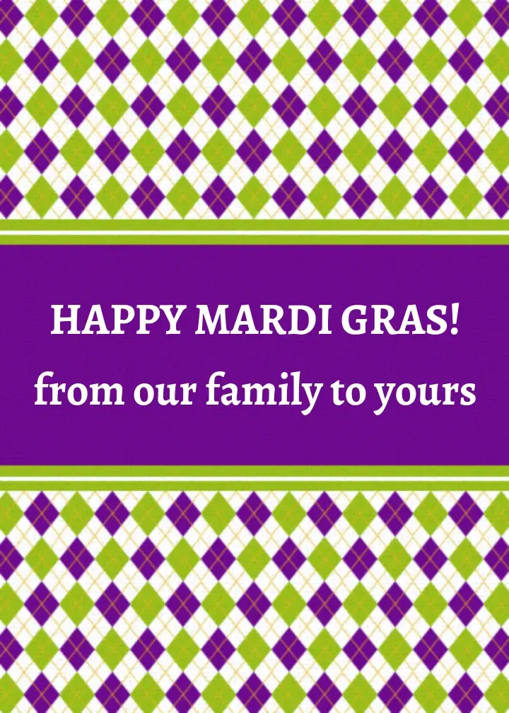 New Orleans Harlequin card image