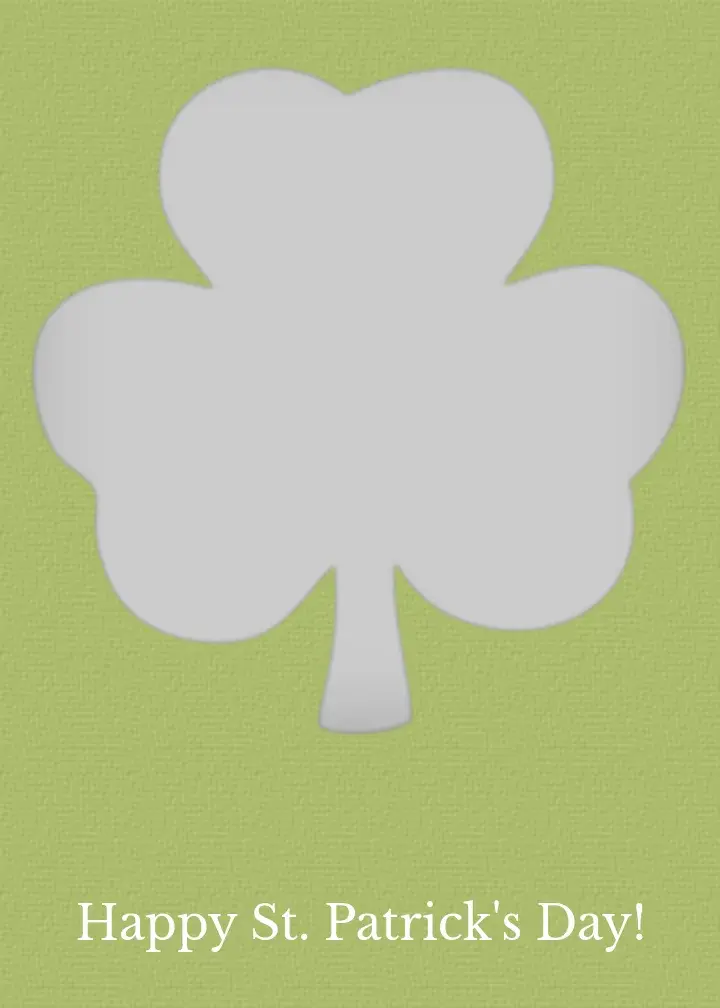 Shamrock Frame card image