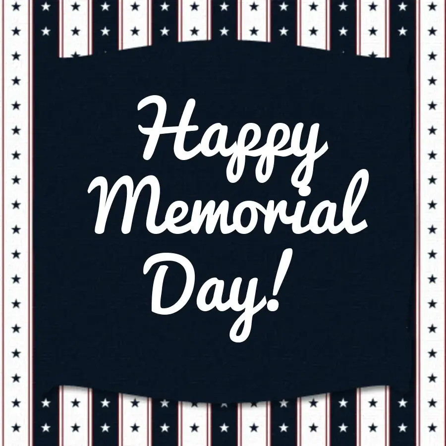 Blue Patriotic Banner card image
