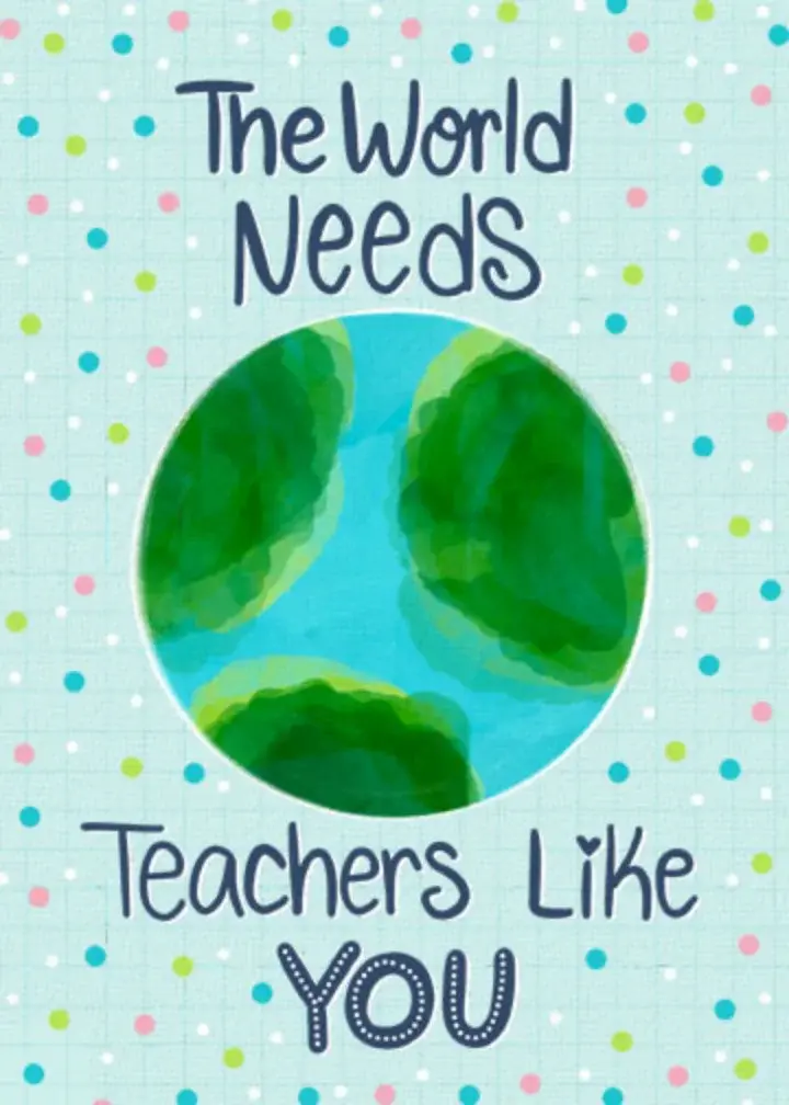 You're Needed, Teacher card image