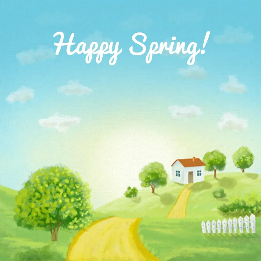 Sunny Spring Day card image