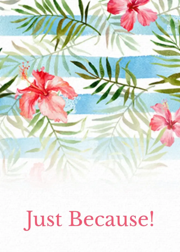 Flowers Just Because card image