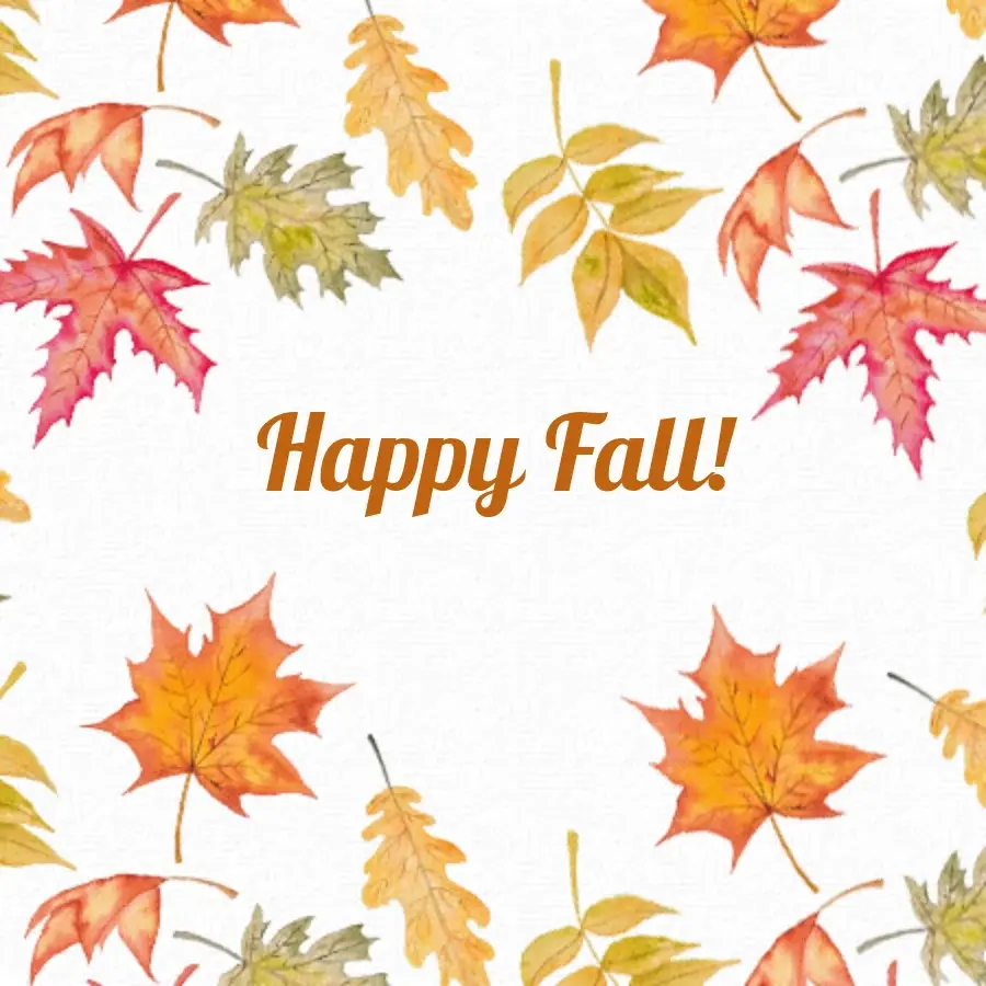 Fall Equinox Watercolor card image
