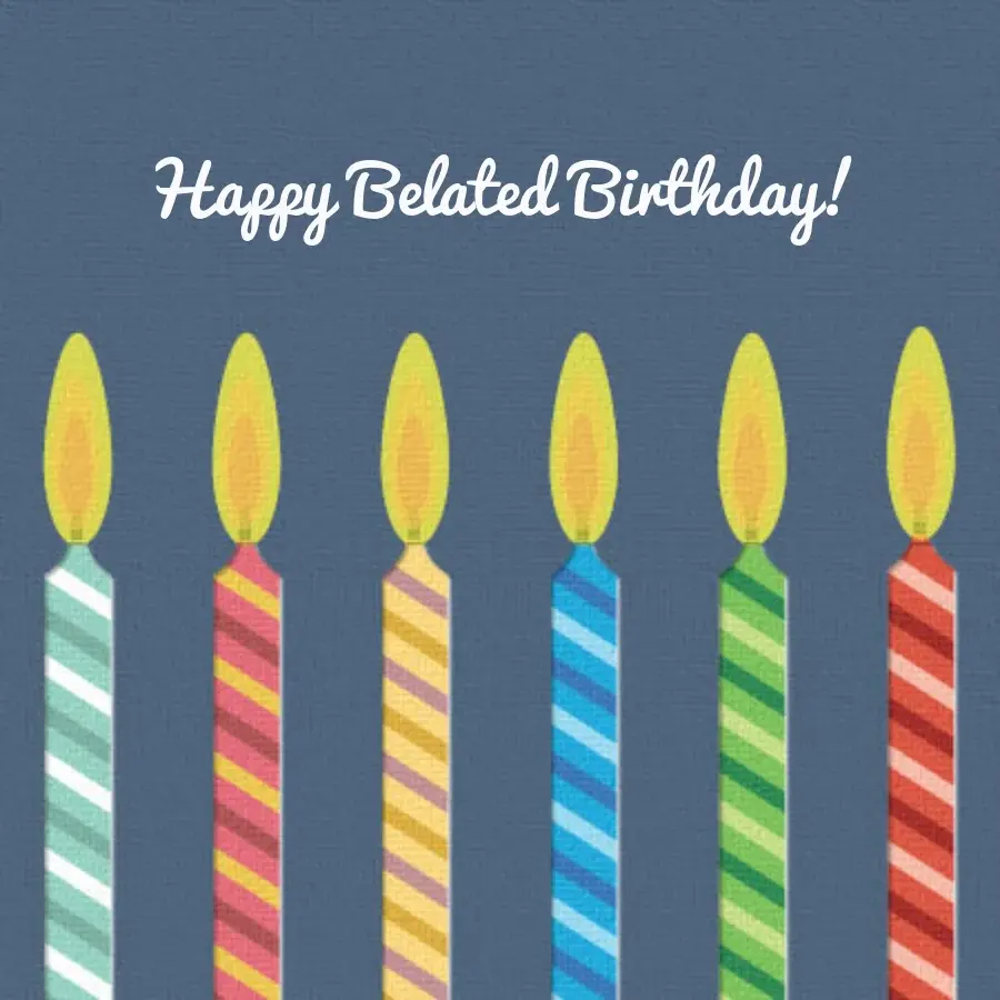 Birthday Candles card image