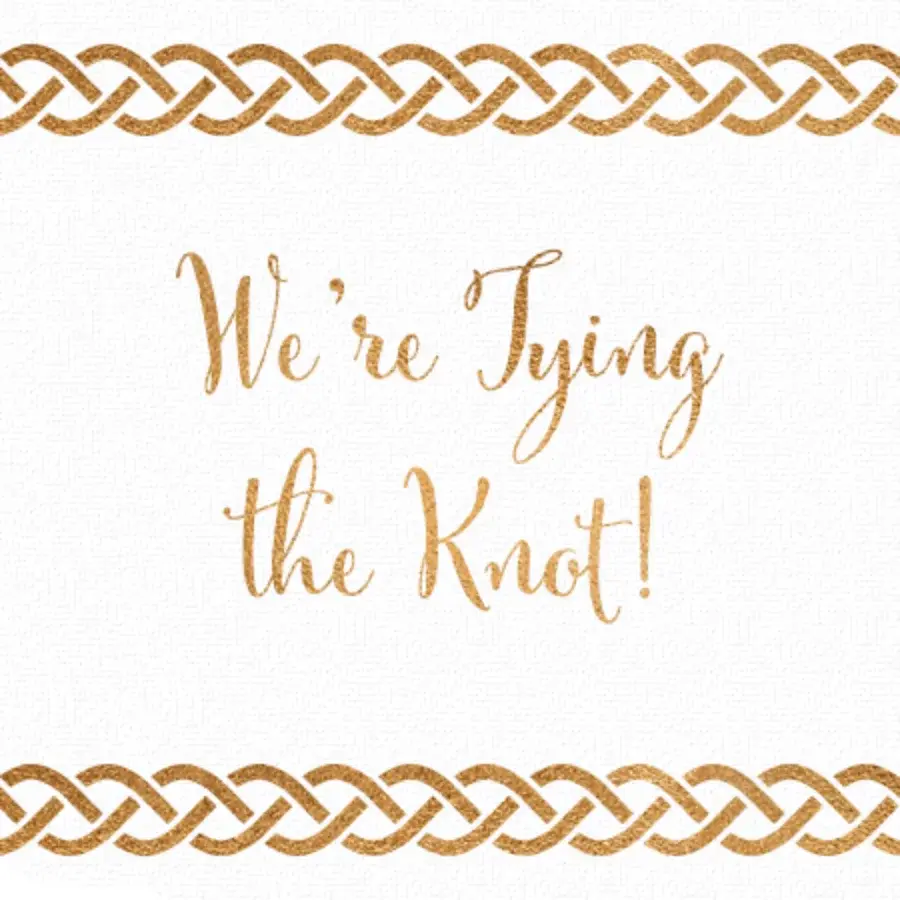 Engagement Tying the Knot card image