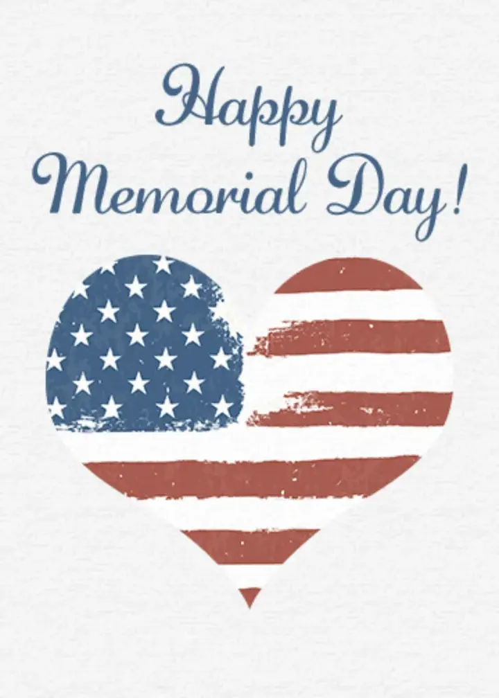 American Patriotic Heart card image