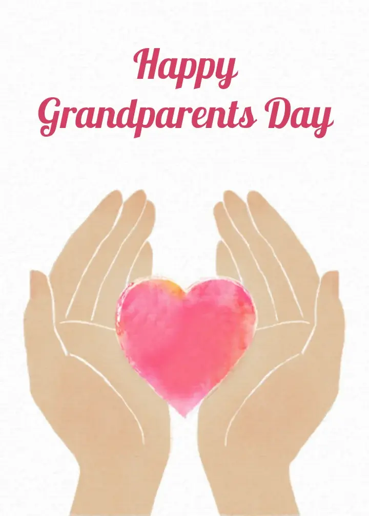 Grandparents Guiding Hands card image