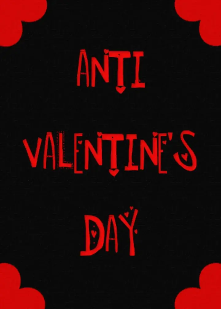 Anti Valentine card image