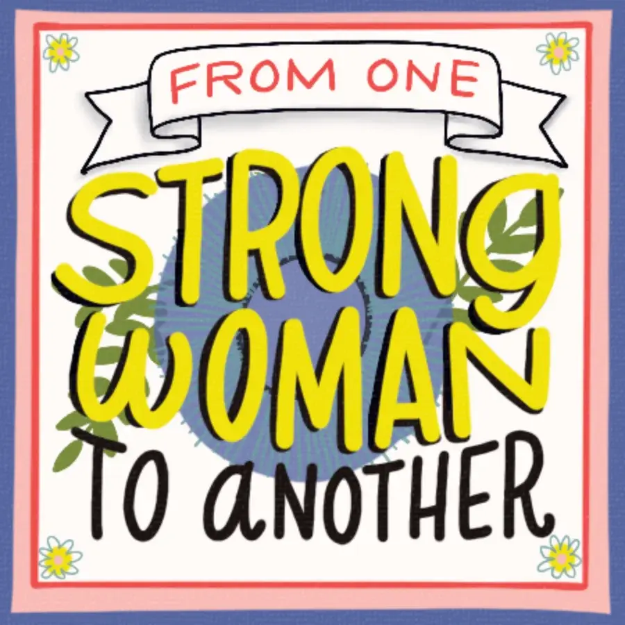 To A Strong Woman card image