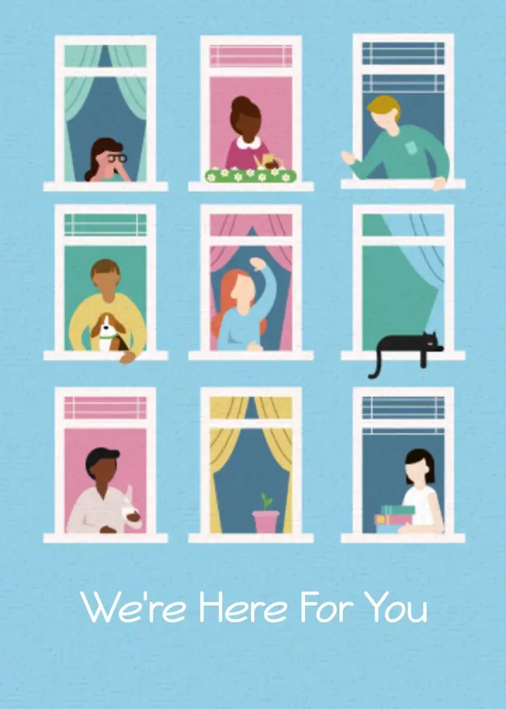 Here For You Always Friend card image