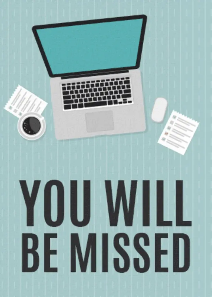 You'll Be Missed card image