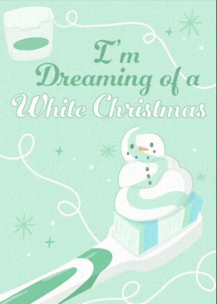 Dentist Christmas card image